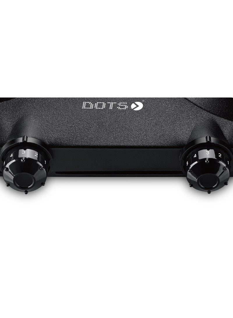 DOTS Electric Stove Double Hot Plat 2300W – Dual Cast-Iron Burners with Indicator Light CCP1015P2 - Image 4